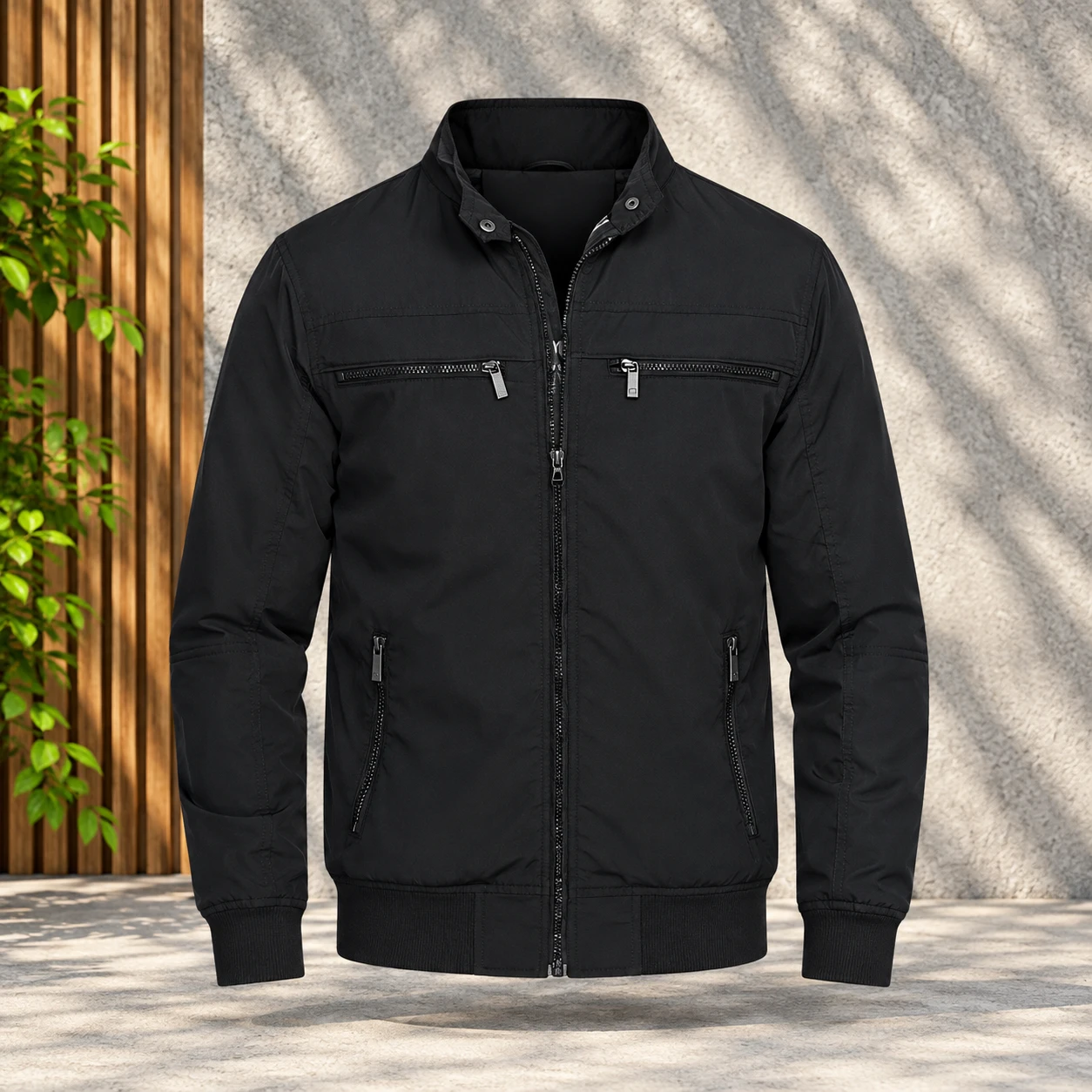 SKN-003 Black City Rider Jacket