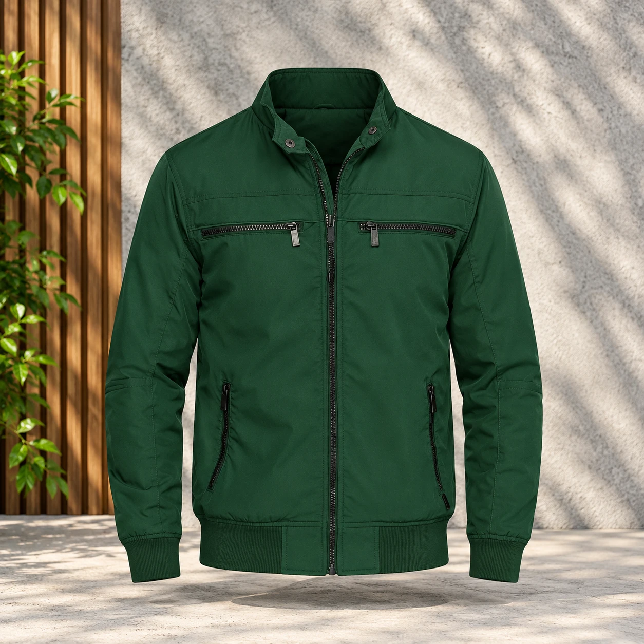 SKN-002 Green City Rider Jacket